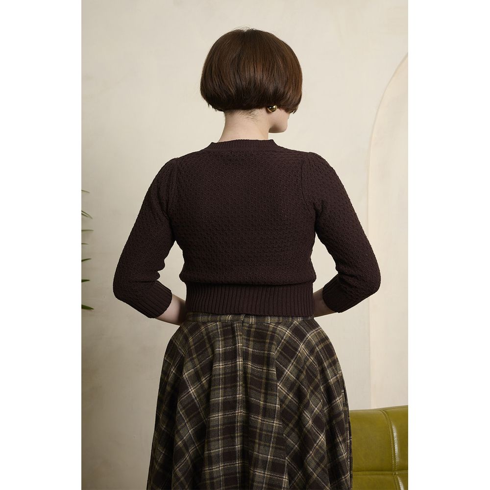 Banned - Fara Cardigan - Brown